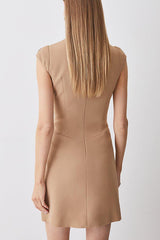 Women's Sleeveless Round Neck Tassel Dress