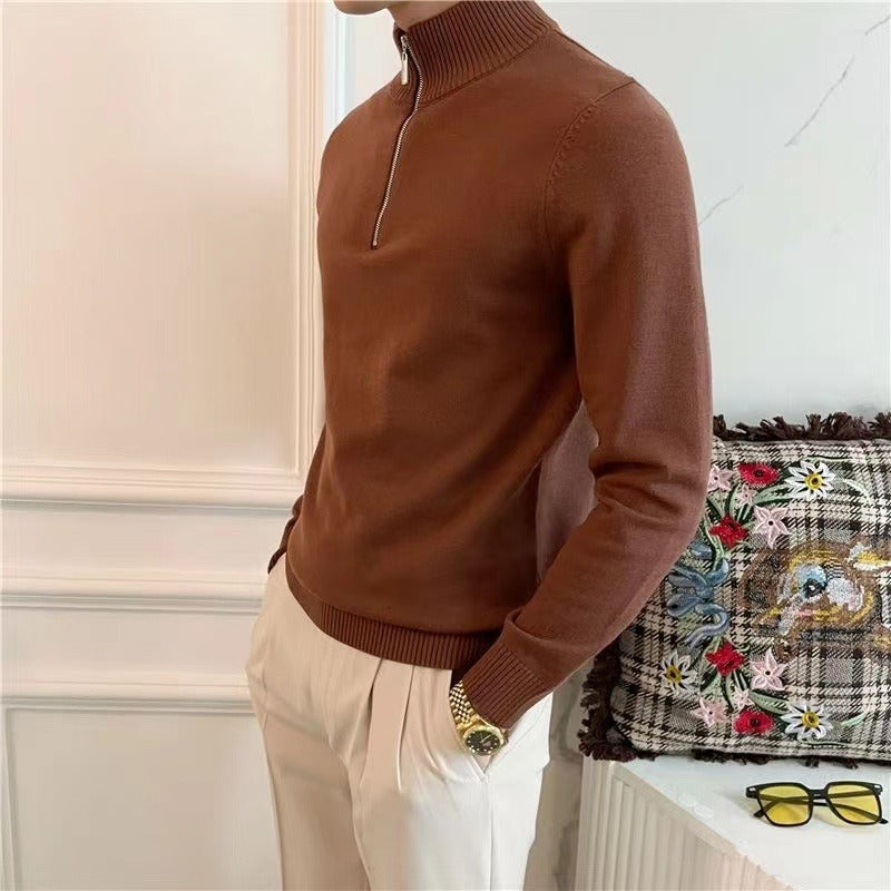 Men's Half Pullover Sweater