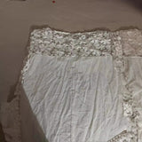 Women's Cotton & Lace Half-length Sleeve Dress