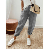 Women's Striped Print Trousers