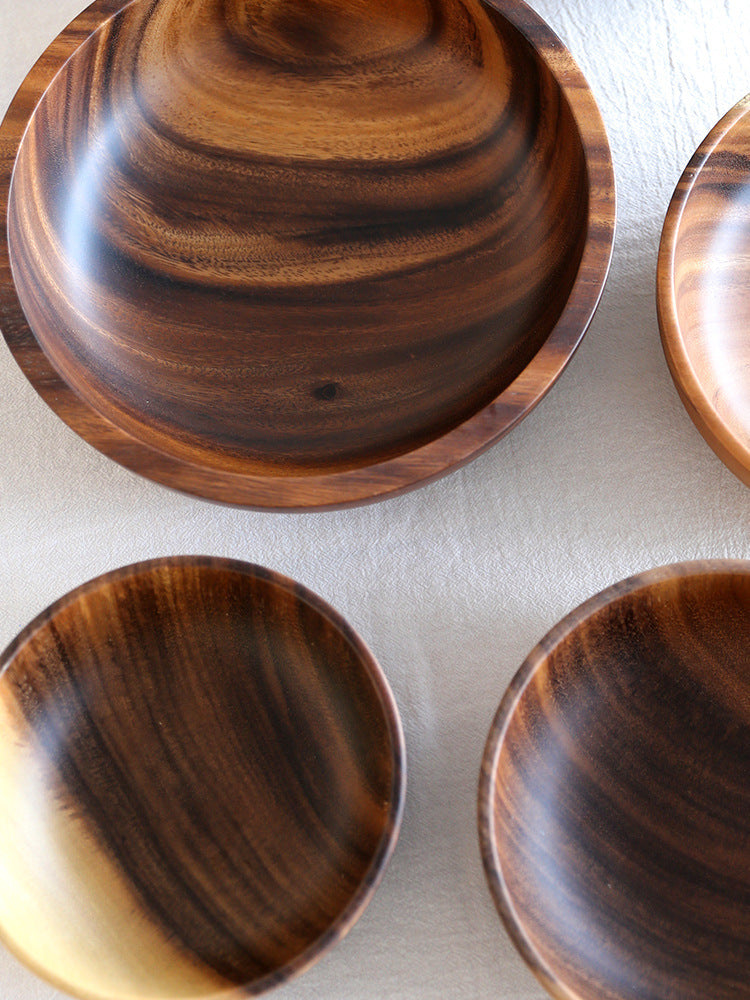 Natural Wooden Salad Bowl