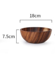 Natural Wooden Salad Bowl
