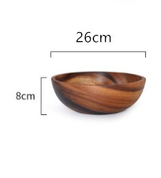 Natural Wooden Salad Bowl