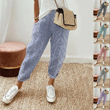 Women's Striped Print Trousers