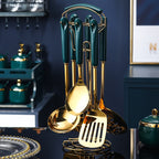 7 PCS Stainless Steel Silicone Kitchen Utensil Set