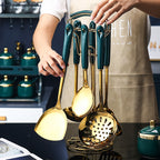 7 PCS Stainless Steel Silicone Kitchen Utensil Set