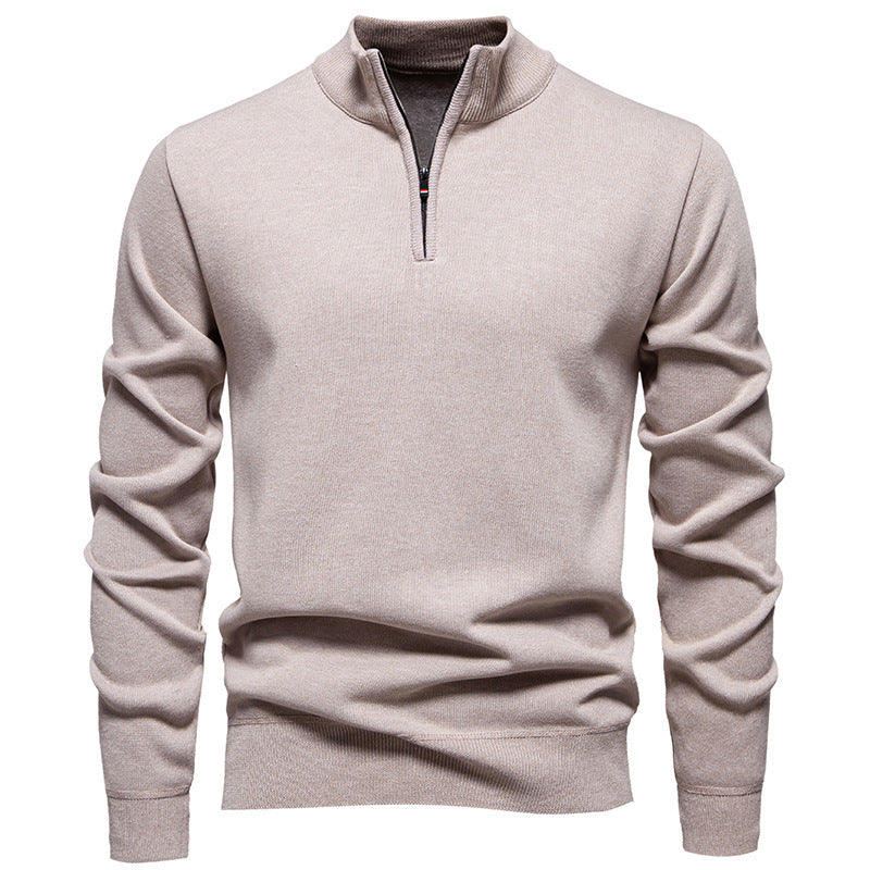 Men's Knitwear Top Half Zipper