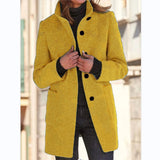 Casual Wool Coat With Pockets