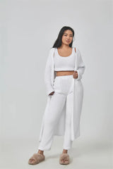 3 Piece Women's Lounge Set Red XL – Posh Atomic