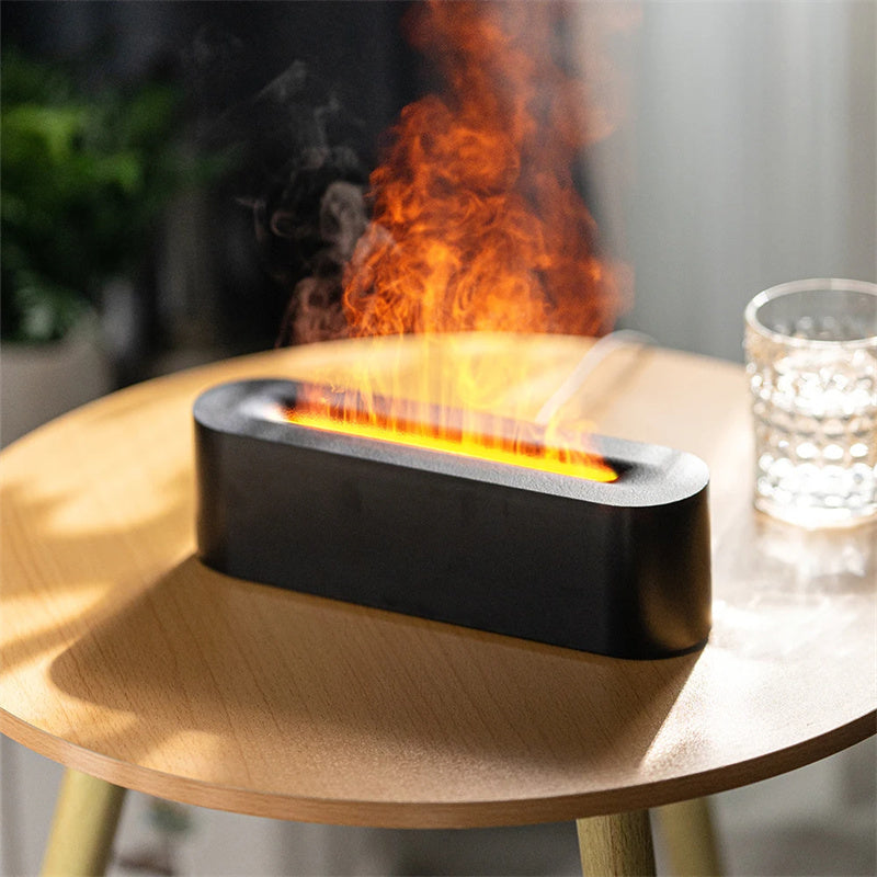 Flame Aroma Diffuser Air Humidifier Ultrasonic Cool Mist
