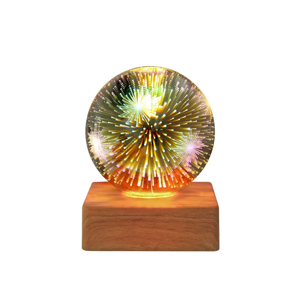 3D Firework Crystal Ball Night Light – Posh Atomic