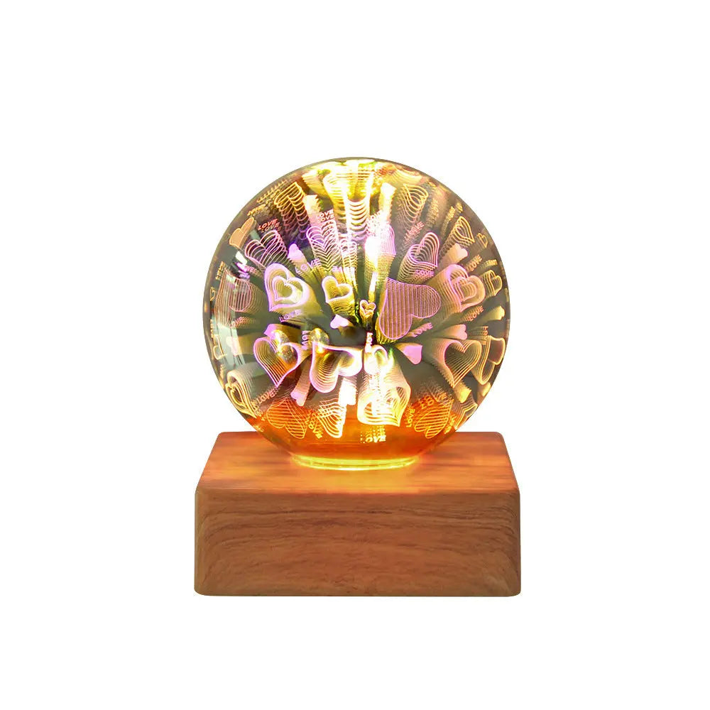 3D Firework Crystal Ball Night Light – Posh Atomic