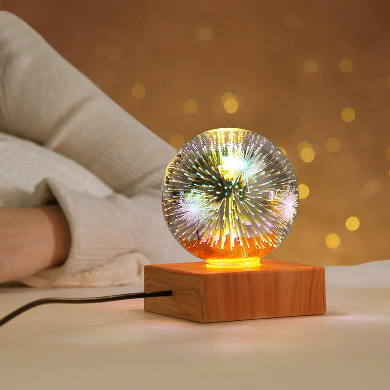 3D Firework Crystal Ball Night Light – Posh Atomic