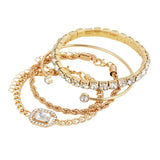 4 Pcs Crystal Bracelet Set For Women – Posh Atomic