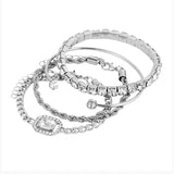 4 Pcs Crystal Bracelet Set For Women – Posh Atomic