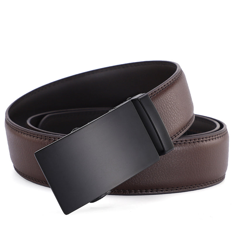Men's Automatic Buckle Cowhide Belt