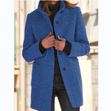 Casual Wool Coat With Pockets