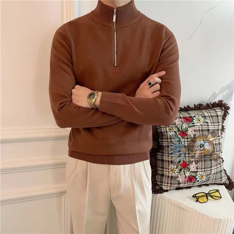 Men's Half Pullover Sweater