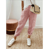 Women's Striped Print Trousers