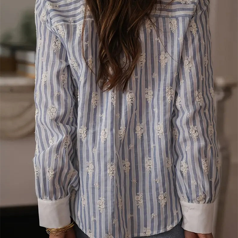 Women's French-style Long-sleeved Shirt