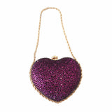 Women's Diamond Heart-shaped Shoulder Messenger Bag