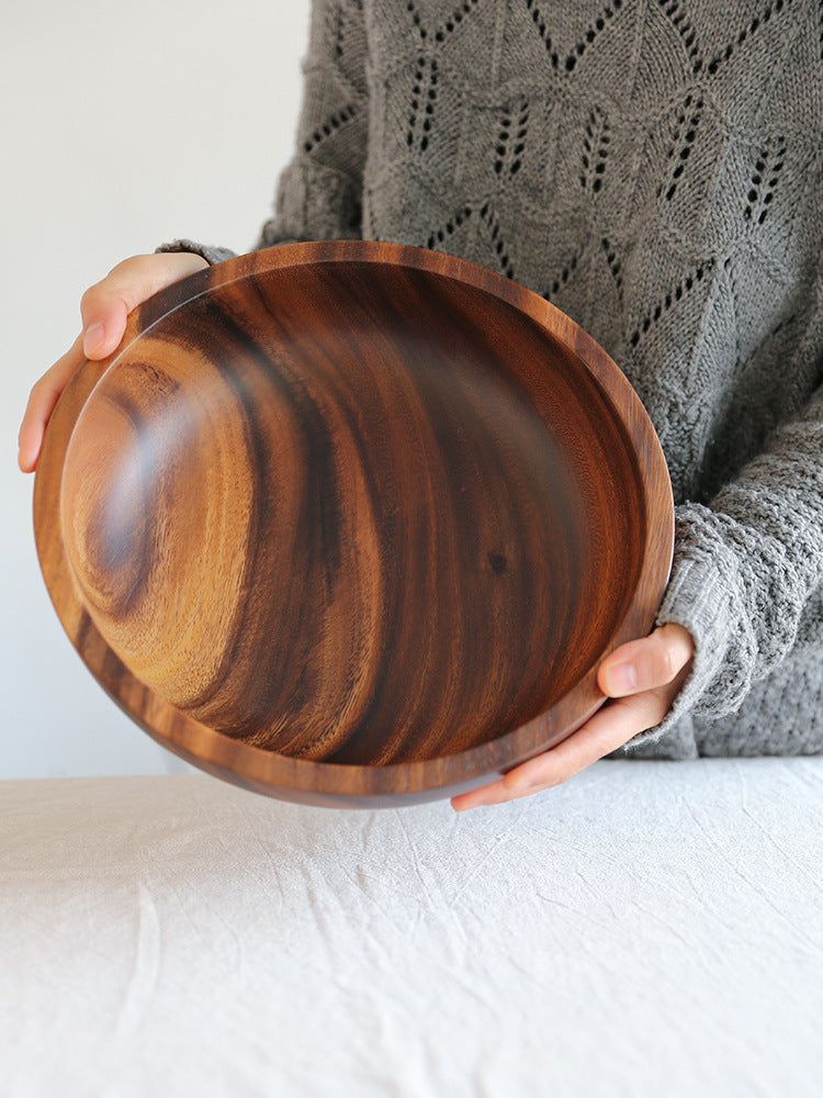 Natural Wooden Salad Bowl