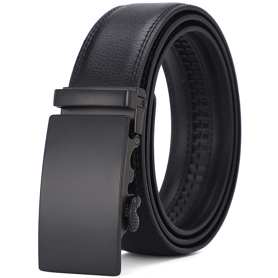 Men's Automatic Buckle Cowhide Belt