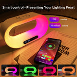 Multi-function 3 In 1 Lamp Smart Multifunctional Wireless Charger Alarm Clock