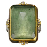 French Retro Natural Crystal Ring