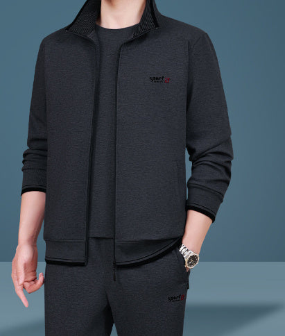 Dad High-end Casual Three-piece Suit