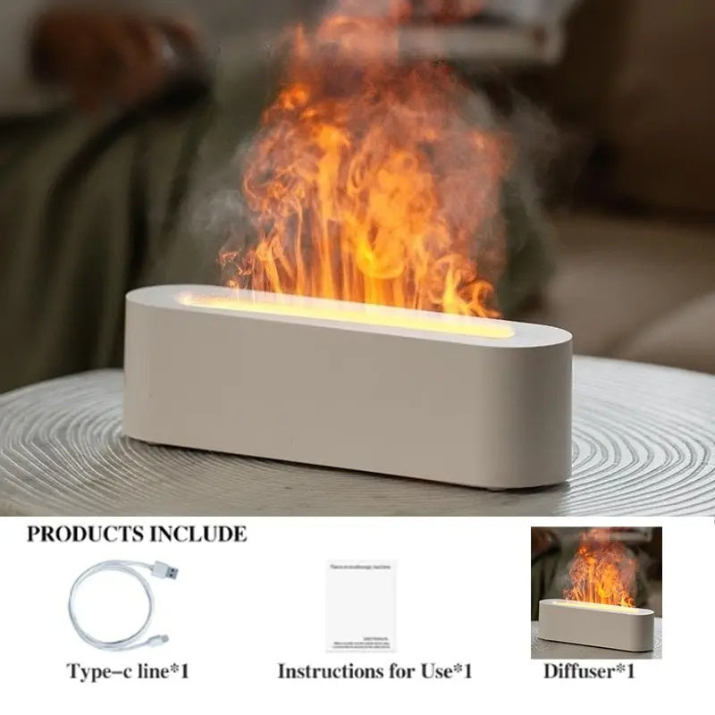 Flame Aroma Diffuser Air Humidifier Ultrasonic Cool Mist