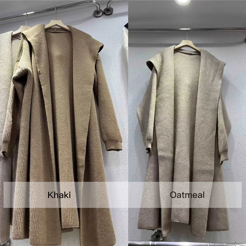 Alpaca Wool Sweater Coat Green XL – Posh Atomic