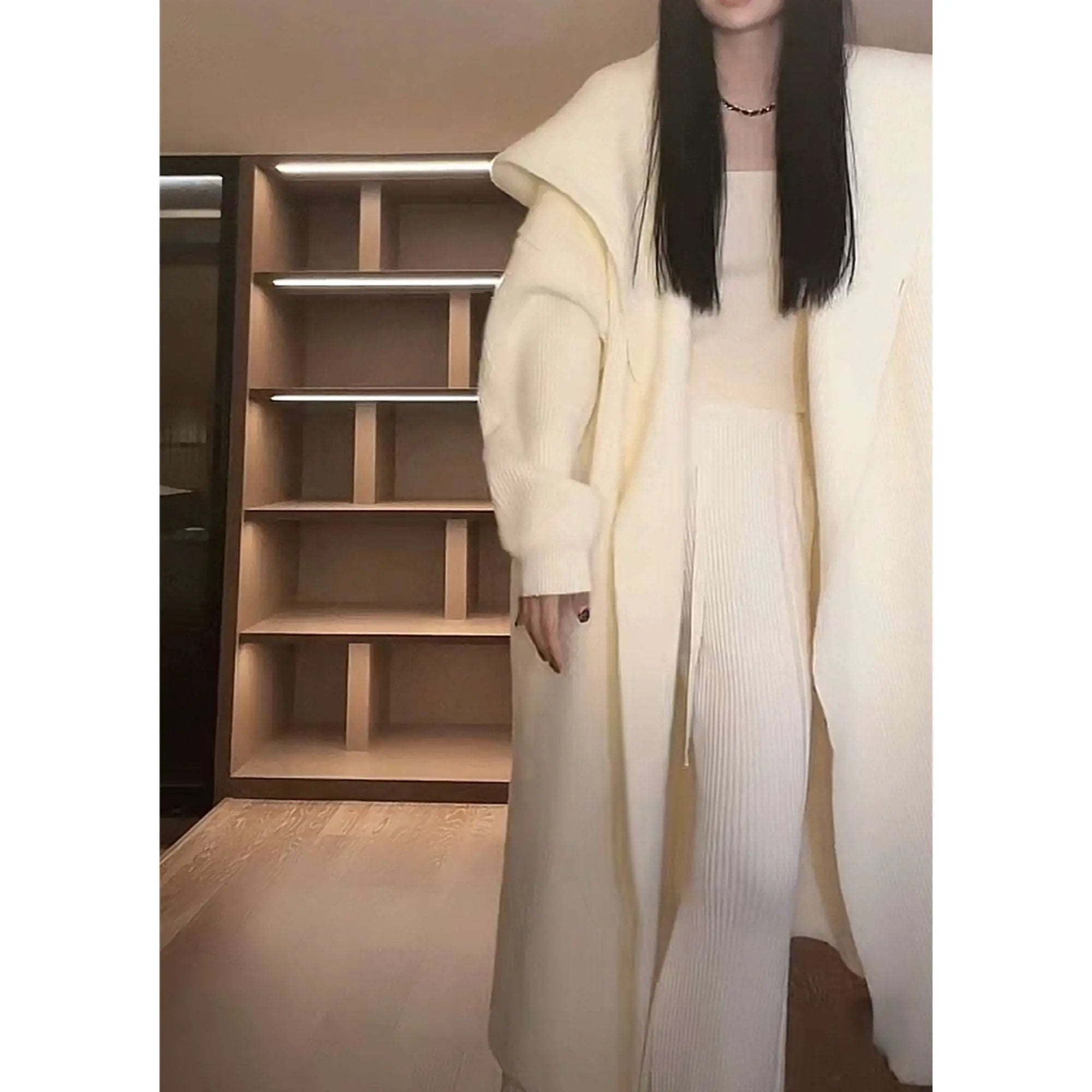 Alpaca Wool Sweater Coat Green 2XL – Posh Atomic