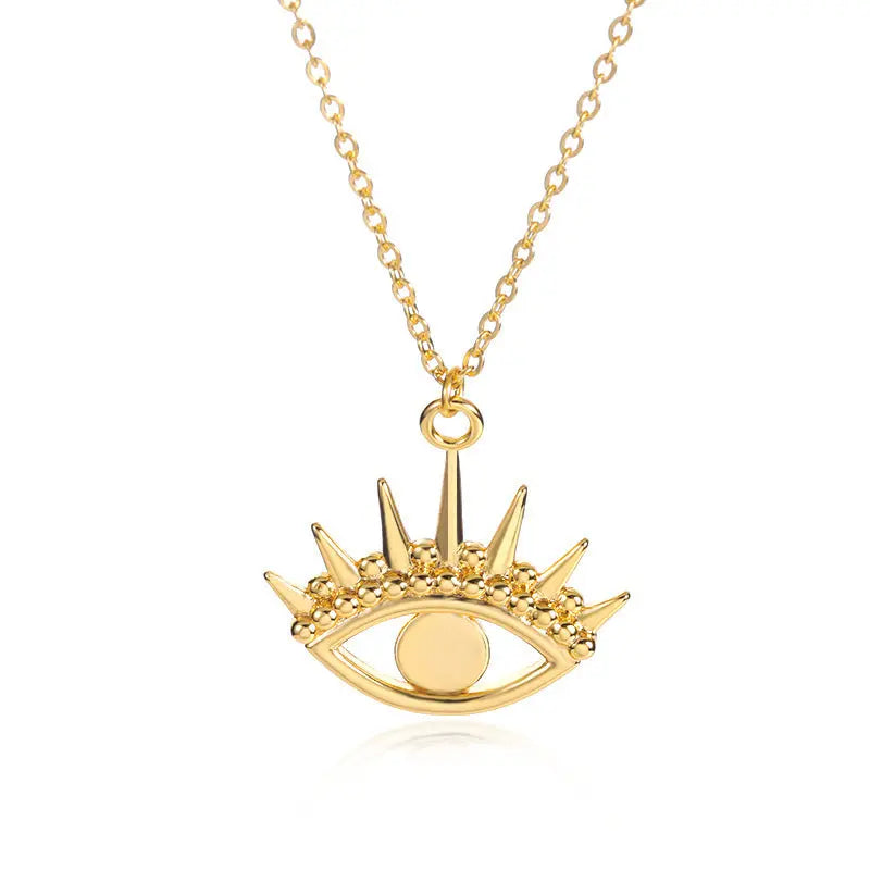 Angel Eye Pendant Copper Necklace – Posh Atomic