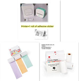 Bluetooth Mini Label Printer Blue pink yellow x3 USB – Posh Atomic