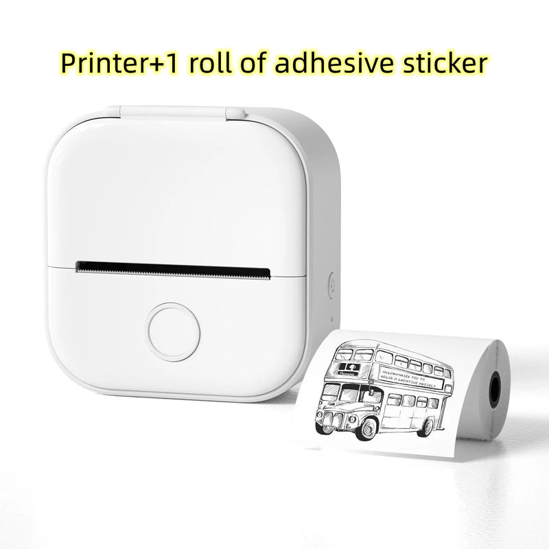 Bluetooth Mini Label Printer Pink 2pcs USB – Posh Atomic