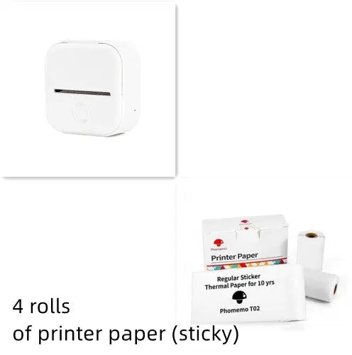 Bluetooth Mini Label Printer Green set USB – Posh Atomic