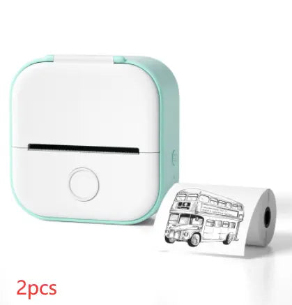 Bluetooth Mini Label Printer Yellow set A USB – Posh Atomic