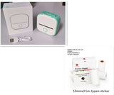 Bluetooth Mini Label Printer Pink Set2 USB – Posh Atomic