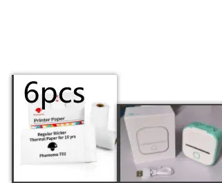 Bluetooth Mini Label Printer White SetD USB – Posh Atomic