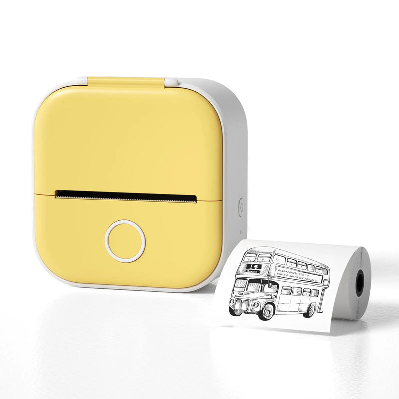 Bluetooth Mini Label Printer Blue USB – Posh Atomic