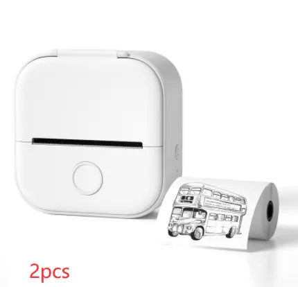 Bluetooth Mini Label Printer Yellow set USB – Posh Atomic