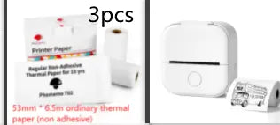 Bluetooth Mini Label Printer Style A 3pcs USB – Posh Atomic