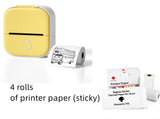 Bluetooth Mini Label Printer Non stick printing paper USB – Posh Atomic