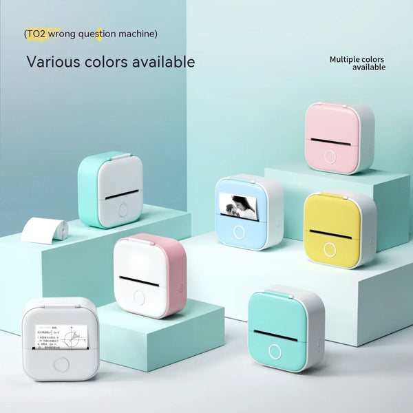 Bluetooth Mini Label Printer Pink USB – Posh Atomic