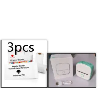 Bluetooth Mini Label Printer Green setC USB – Posh Atomic