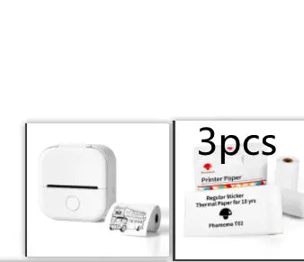 Bluetooth Mini Label Printer Pink set5 USB – Posh Atomic