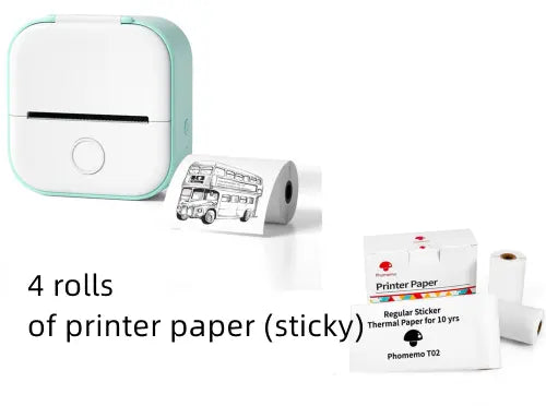 Bluetooth Mini Label Printer Set1 USB – Posh Atomic