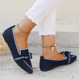 Casual And Comfortable Beautiful Bowknot Shoes Brown – Posh Atomic