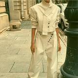 Casual Suit Set White L – Posh Atomic
